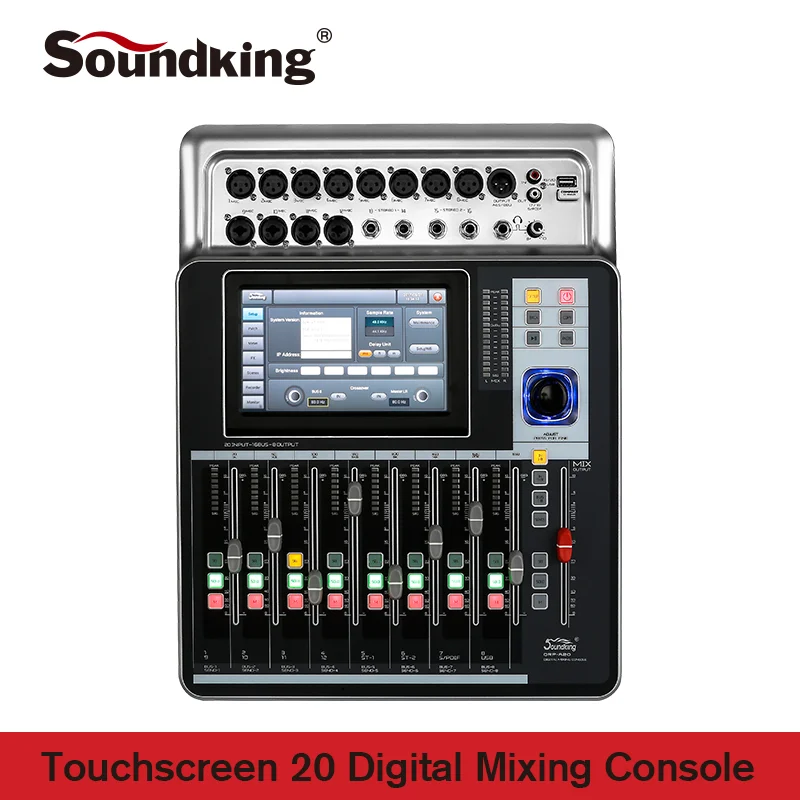 Soundking Mischpult Pro Audio D Touch 20 Digital Mixing Konsole