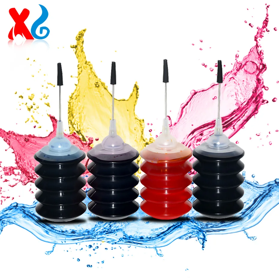 

1Set Universal Color Dye Refill Ink Kit Compatible For HP 304 304XL 652 652XL 123 For Canon For Epson For Brother Inkjet Printer