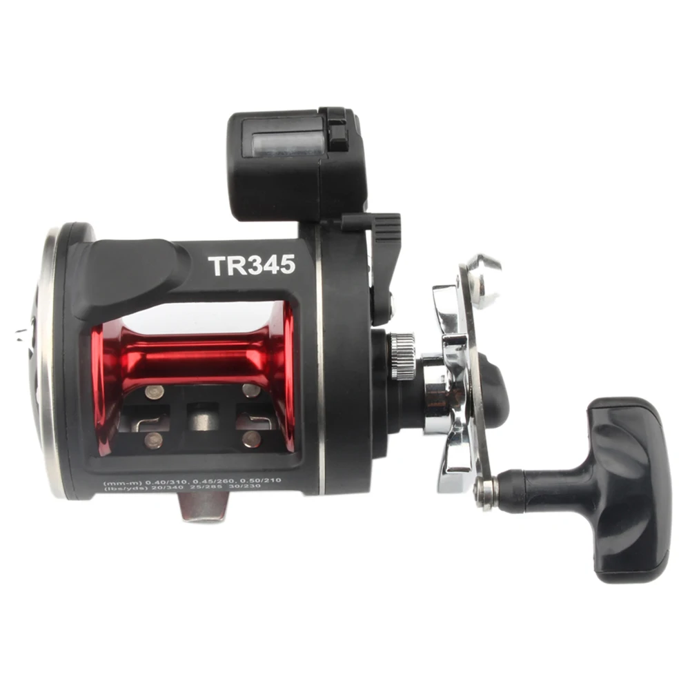 

HLBY-Boat Fishing Reel Tr345 3Bb Right Handle Count Fishing Wheel / Trolling Wheel / Drum Reel /Counter Reel