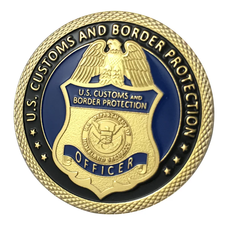 Таможня США и защита границы/CBP Colozied наградная монета/значок/Медаль 1392