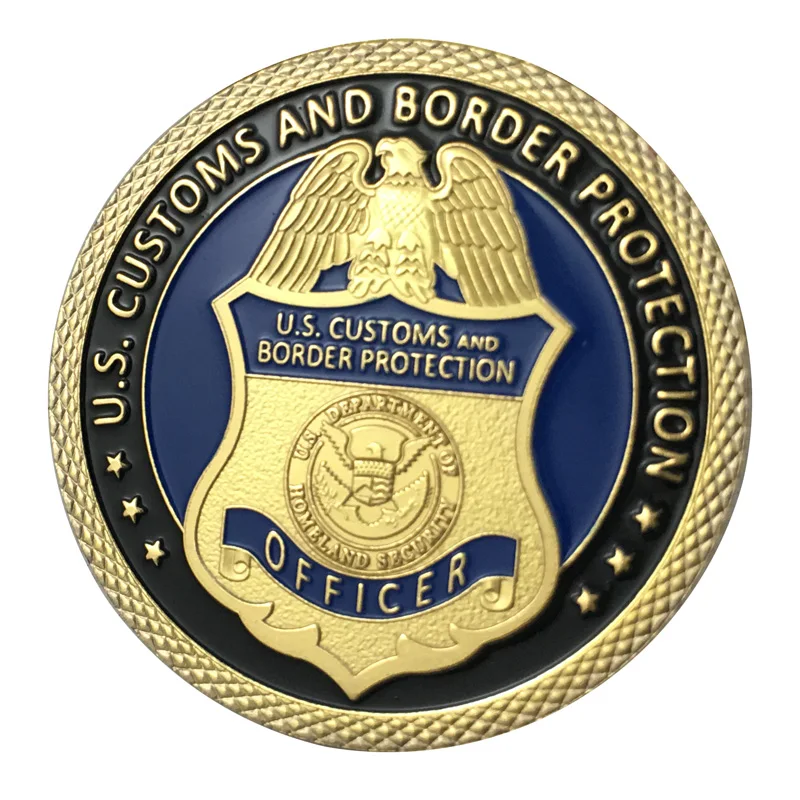 

US Customs And Border Protection/CBP Colozied Challenge Coin/Badge/Medal 1392#
