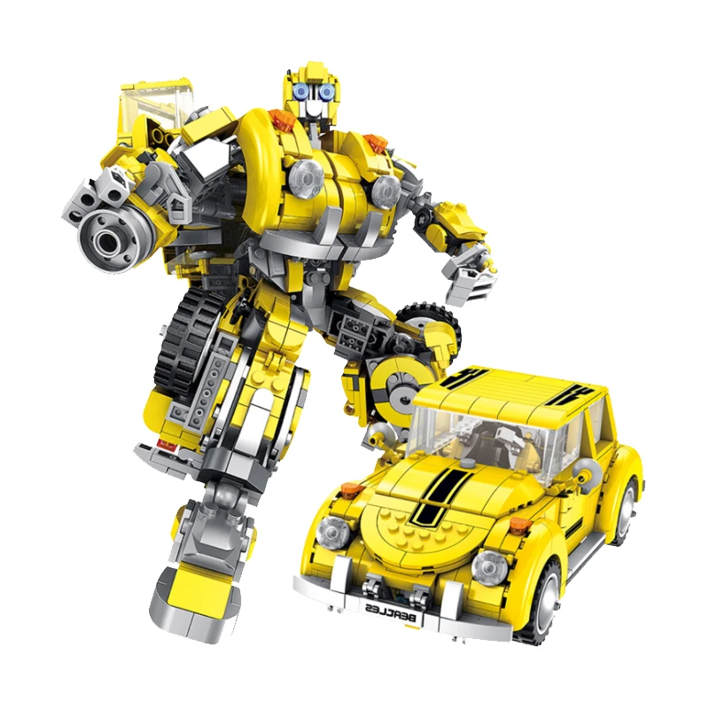 

Blocks Creator 8 in 1 Transformation Robot Car 1033Pcs Models & Building Blocks Toys For Children Assemble Robots