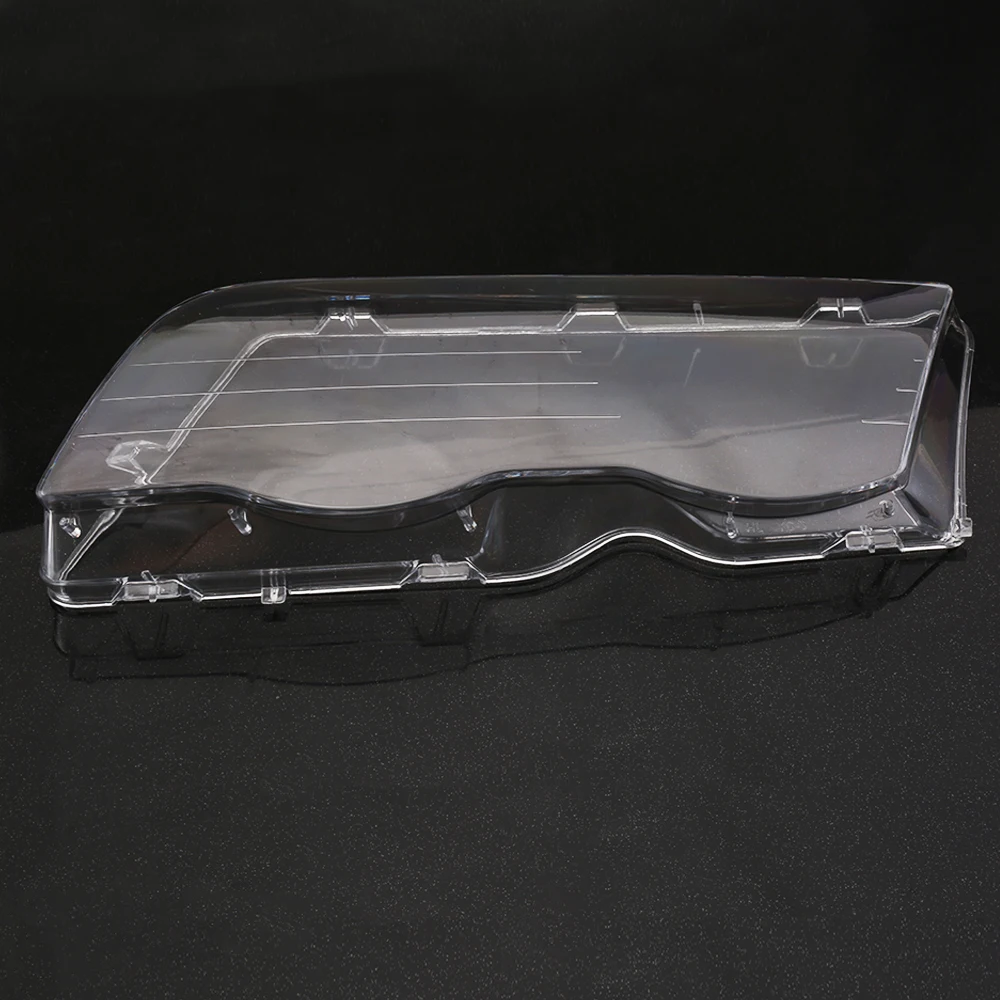 2 шт. автомобильный головной светильник, стеклянная крышка, прозрачная 4 дверная Автомобильная левая правая фара, головной светильник, крышка объектива, Стайлинг для BMW E46 98-01