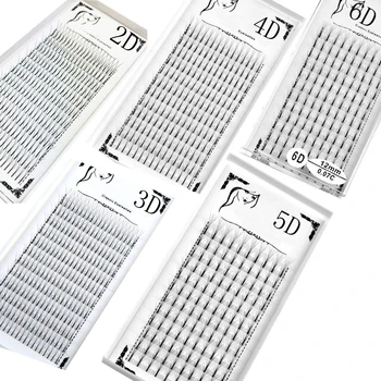 

HBZGTLAD Lashes Premade Russian Volume Fans 3d/4d/5d/6d Mink Eyelashes Long Stem Lash Pre made Eyelash Extensions Supplies