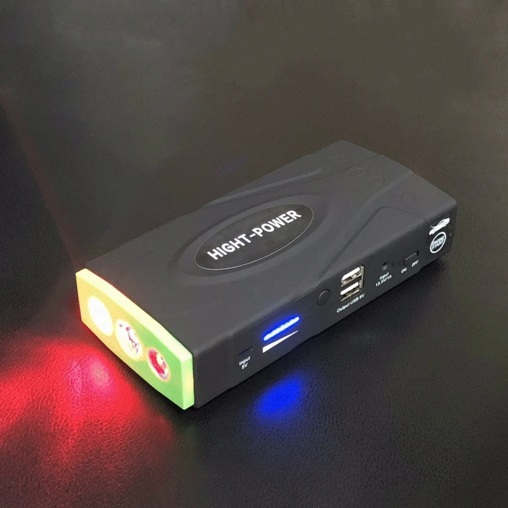  GKFLY Multi-Function 12000mAh 12V 600A Starting Device Portable Car Jump Starter Power Bank Car Cha