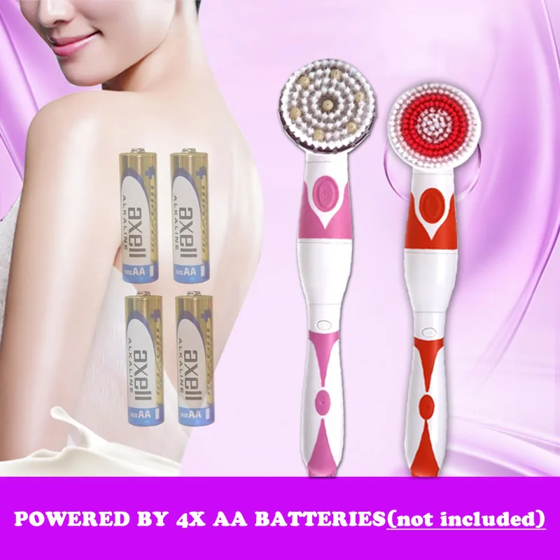 Preise NEUE 4 In 1 Elektrische Bad Pinsel Langen Griff Wasserdicht Körper Reinigung Pinsel Massage Hause Dusche Reinigen Spa system Gesundheit Pflege