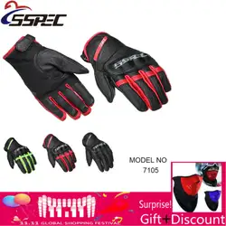 SSPEC Для мужчин Винтаж Мотоцикл перчатки из натуральной кожи перчатки Для мужчин Велоспорт гонки Guantes мото мотоцикл Motocicleta Luvas