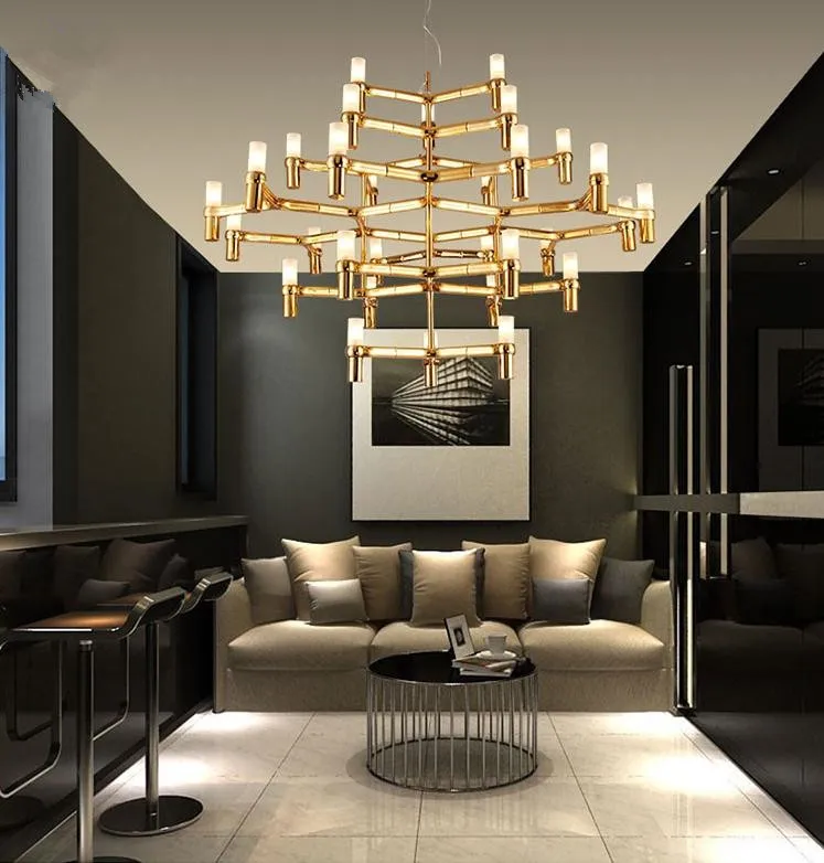 

Nordic led pendant lamps 3layers candle pendant light 9/12/30lights restaurant bedroom living room