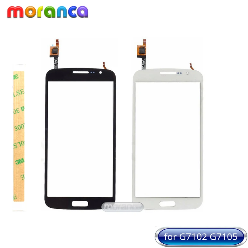

10pcs 5.25" for Samsung Galaxy Grand 2 G7102 SM-G7102 G7105 G7106 Touch Screen Digitizer Front Glass Sensor Lens White Black