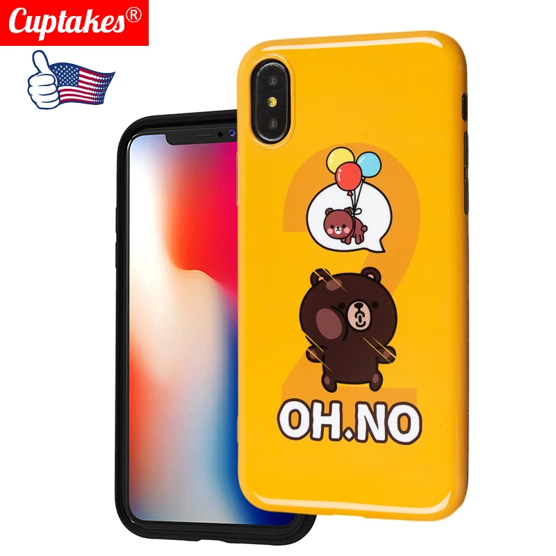 Для iPhone 6 S 7 8 X XR XS Max чехол силиконовый черный для маленьких девочек и женщин