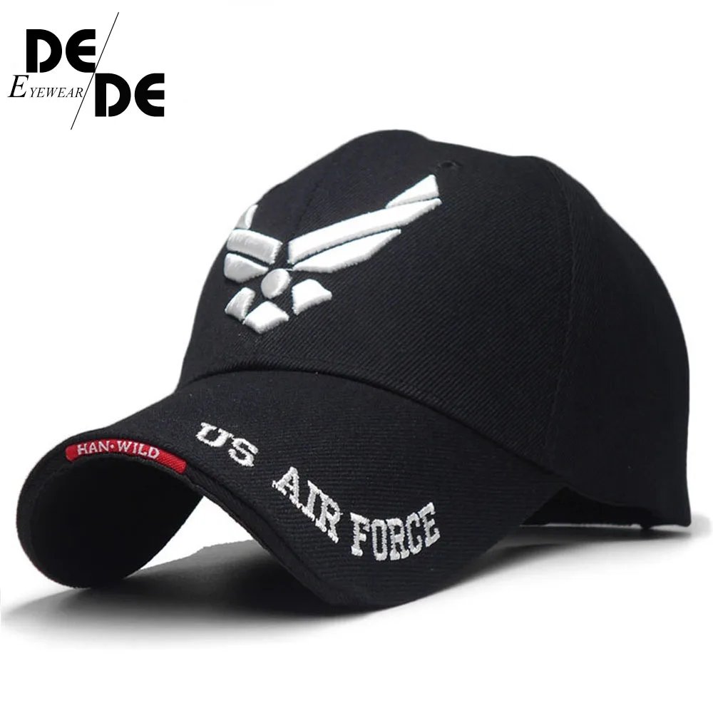 

US Air Force Mens Brand Embroidered Letters Tactical Caps Baseball Cap Men Navy Seal Army Cap Outdoor Sports Hat 2019