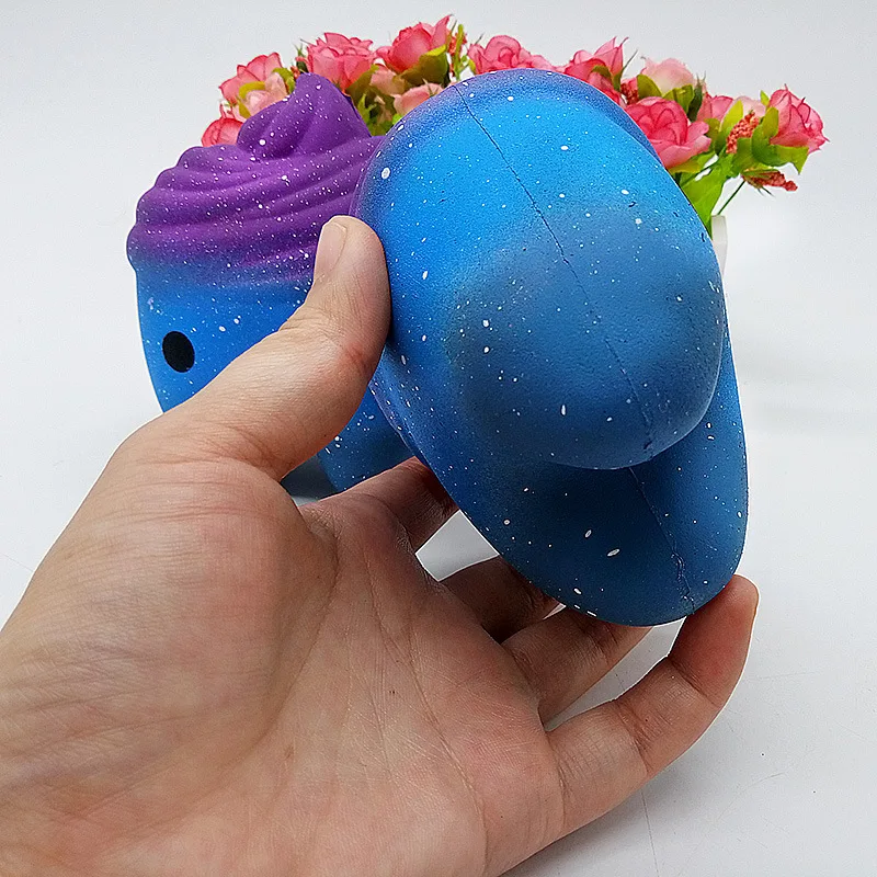Милый Kawaii Squishy Galaxy Звездные зубы медленный отскок моделирование декомпрессии игрушка для снятия стресса Рождественский подарок для детей