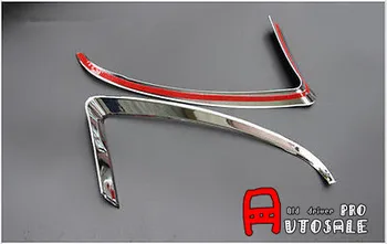 

For Jeep Grand Cherokee 2014 2015 ABS Chrome Front Head Light Eyelid Cover Trim car accessories