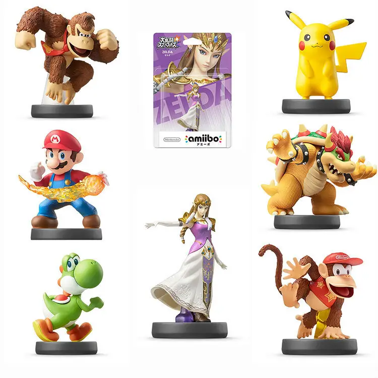 Wii U NFC стороны делать куклы для детей подарок на день рождения модель Amiibo фигурки Nintendo Lucario пикачу Zelda йоши