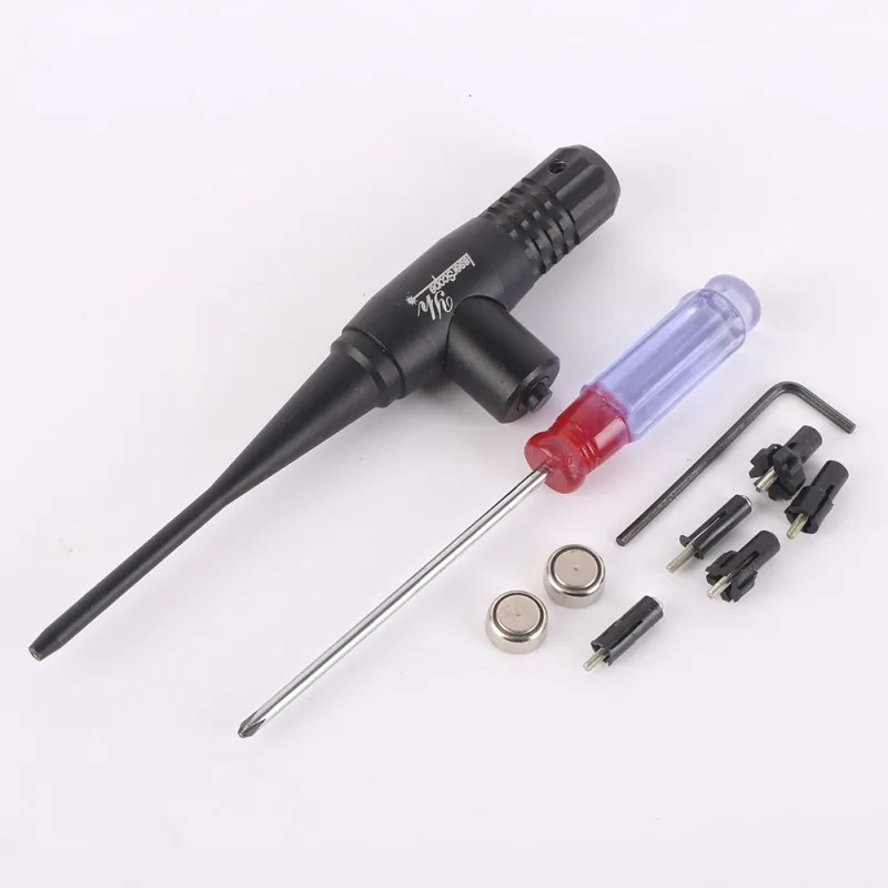 

Outdoor Tactical Bore sighter Laser Scope 22 - 50 five Caliber Rifle Hunting Airsoft Optical Boresighter