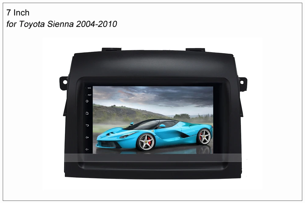 Perfect SINOSMART 2.5D IPS/QLED Car GPS Navigation Player for Toyota Sienna 2004-18 Corolla Prius 32EQ DSP, 4G SIM Card Slot Optional 1
