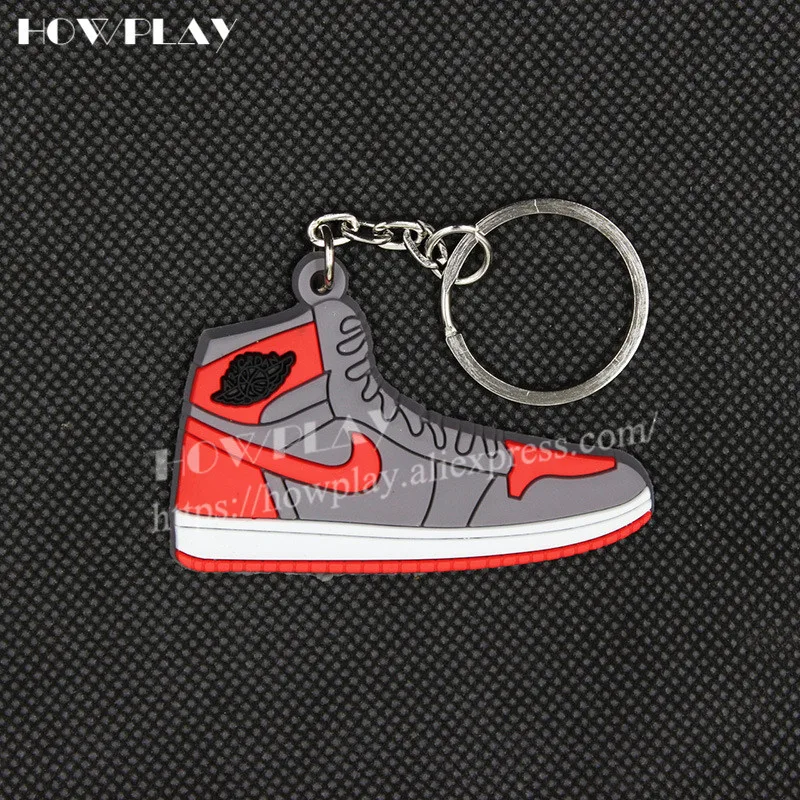 HowPlay 100 шт. AJ1 брелок мини Баскетбольная обувь подвеска на рюкзак креативный подарок для фанатов air jordan коллекция моделей брелок для ключей