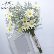 Perfectlifeoh свадебный реквизит для фотосъемки портбукет с цветами белая brigade Фотография Студия расположение Корейская Невеста