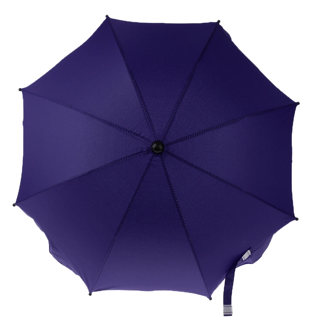 Foldable Sunshade Mini Sunny Umbrella UV Protection Beach Shelter Umbrella Outdoor Lightweight Parasol w/ Sand Anchor for Coast