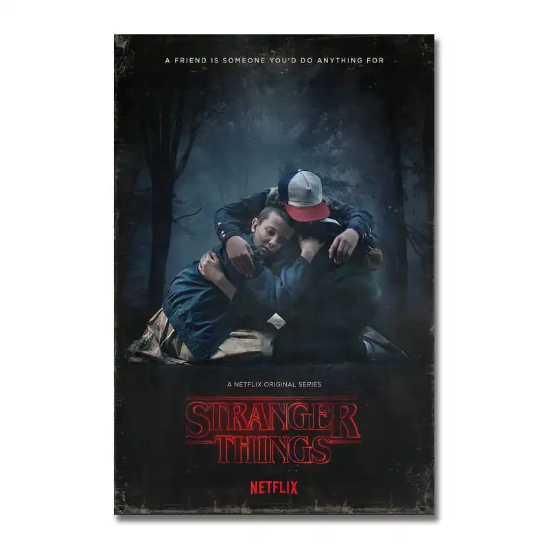 Art Silk Or Canvas Print Stranger Things Season 1 2 Tv Series