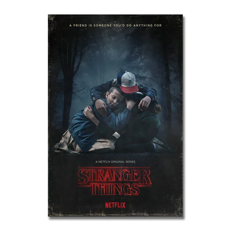

Art Silk Or Canvas Print Stranger Things Season 1 2 Tv Series Poster 13x20 24x36 inch For Room Decor Decoration-003