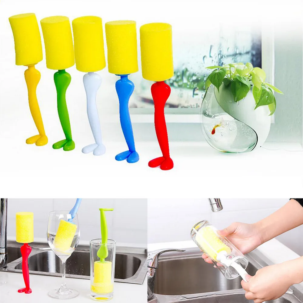 Buy Bottle Cups Washing Brush Sponge Washing Bottles