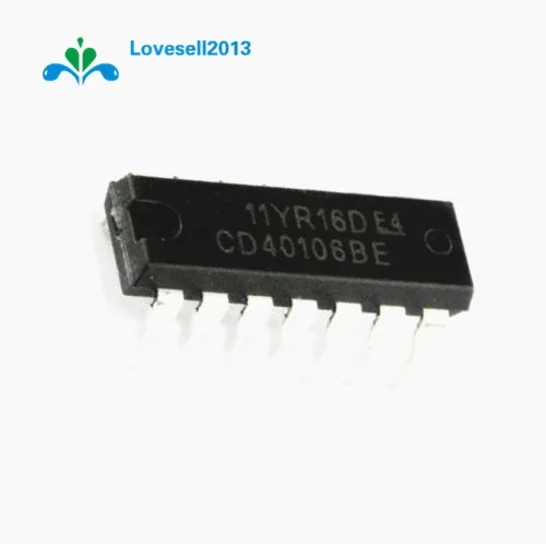 5 шт. CD40106 CD40106BE 40106 DIP-14 HEX SCHMITT TRIGGER IC | Электроника