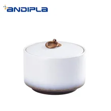 Креативная емкость для хранения чая ручной работы керамические чайные листья уплотнения присадки Китайский кунг-фу чайный сервиз аксессуары чайная посуда кофейные бобы банки