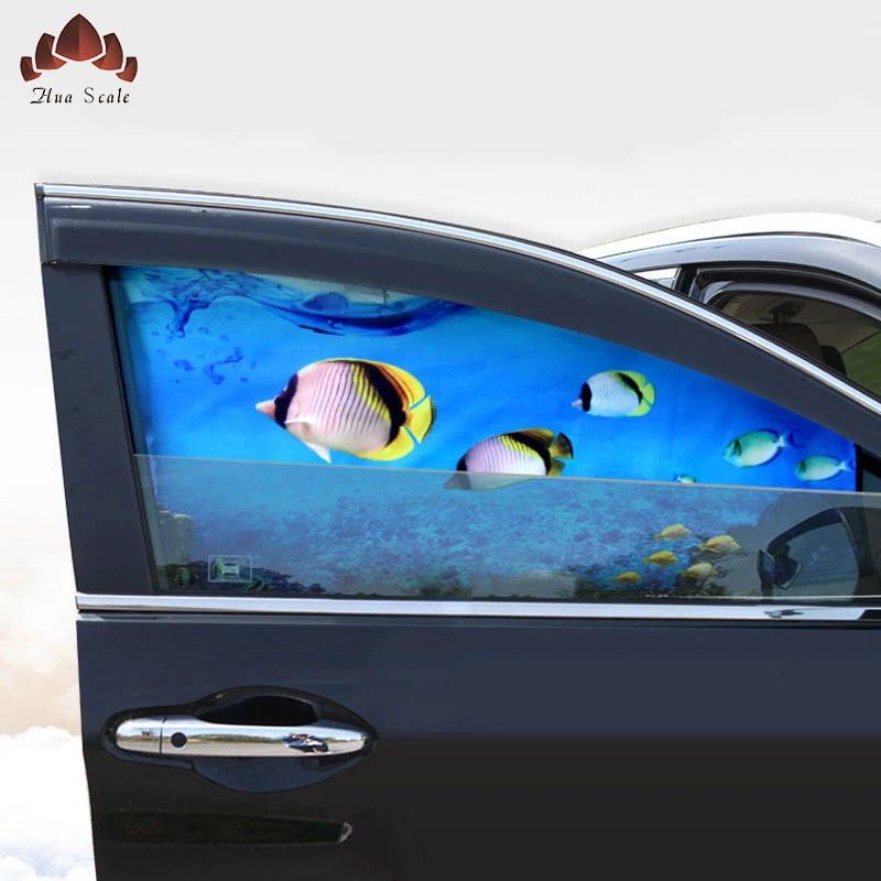 

Cartoon Car Modeling Magnetic Curtain Sun Cover Locking Shade Curtain Side Curtain Lock Stretch Child car-styling