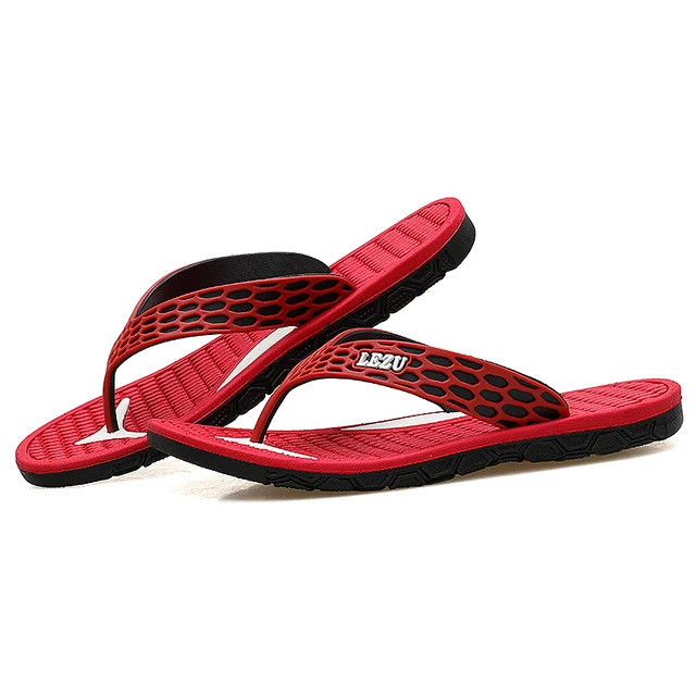 mens designer flip flops