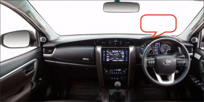 Toyota Fortuner 2016 interior