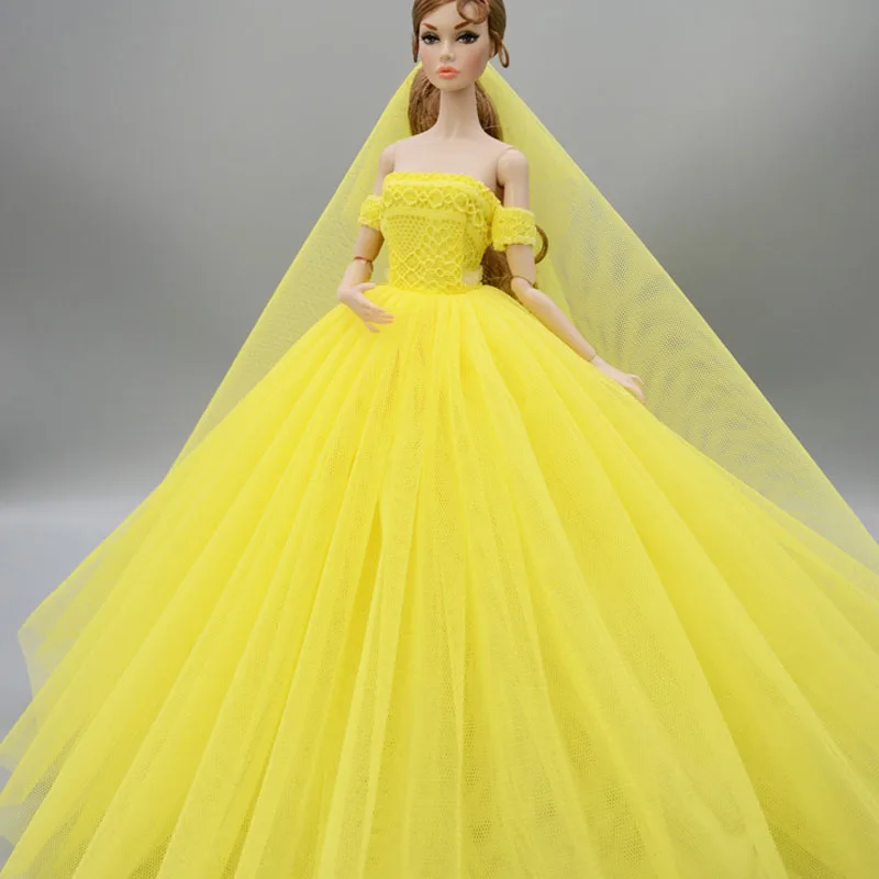 barbies yellow dress