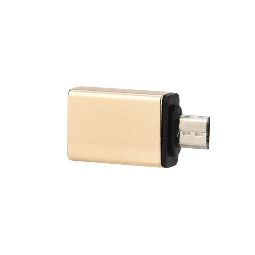 Micro USB OTG Поворотный адаптер чтения карт Micro USB к USB OTG мини адаптер конвертер для Android-смартфон подарок ov22 p30