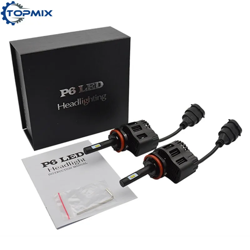 

LED Car Headlamp H8 H9 H11 9012 HIR2 D2S D2R D4S D4R H7 LED Headlights 50W 6400LM 12V Car Light Source 6000K