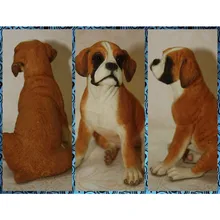 Free shipping Lifelike Vivid Mini Figure Resin toy Cute Beagle Dog pet lover cake home office car decoration party supply gifts