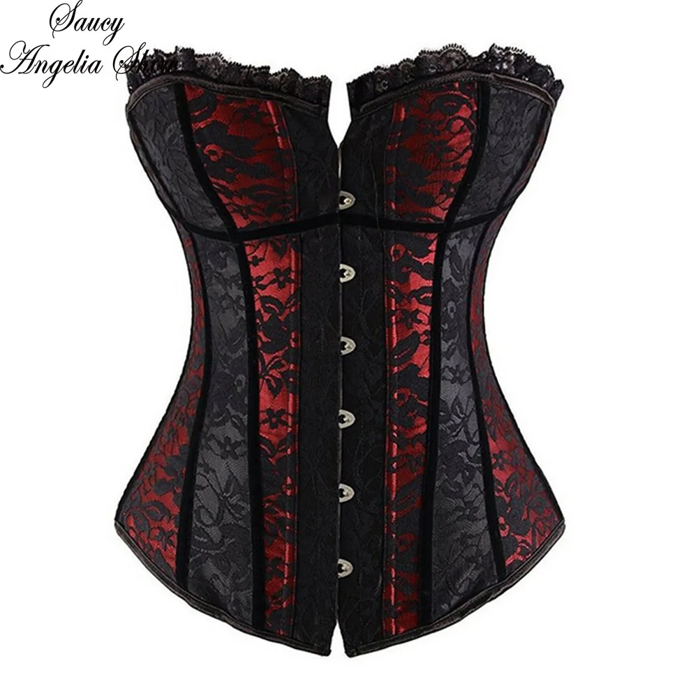 SAUCY ANGELIA Women Waist Trainer Sexy Lace Up Tummy Control Bodycon