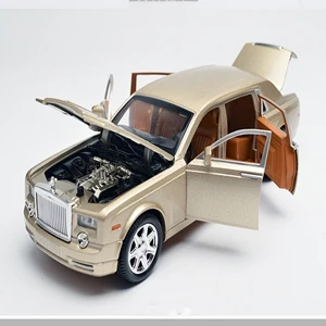 1/24 Rolls-Royce Phantom удлиненные Cohes литые под давлением литые модели автомобилей шесть дверной Светильник Модели отличная игрушка-Имитация Коллекция подарков