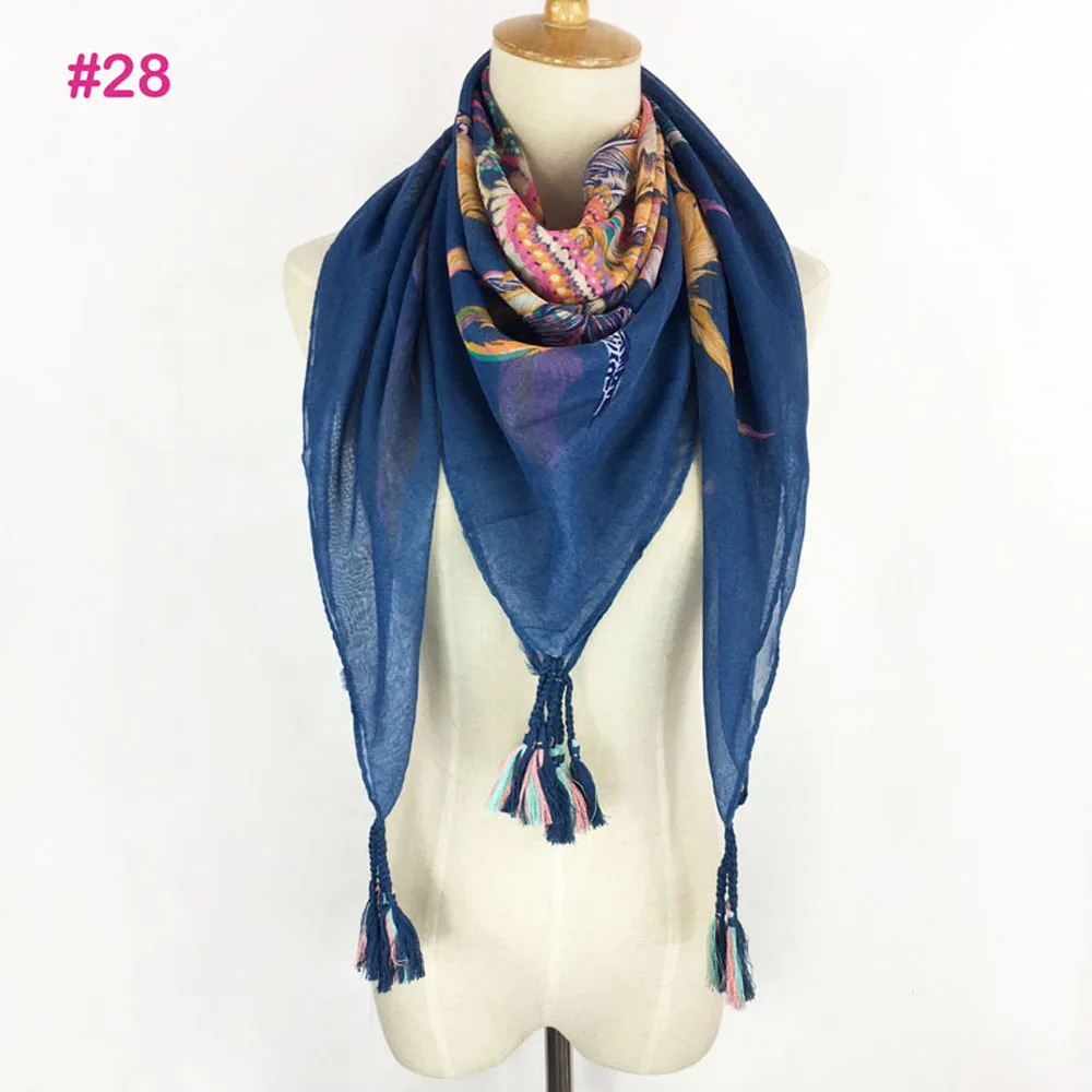 43 цвета действительно хороший Хорошее качество квадратная кисточка неоновый цвет весна лето леди шарф хиджаб - Цвет: as photo