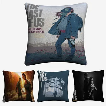 

The Last Of Us Game Style Decorative Linen Cushion Cover 45x45cm Pillowcase For Sofa Throw Pillow Covers Home Decor Almofada
