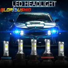 72 Вт 8000LM Автомобиля Led Лампы H7 H4 H1 H3 H11 H8 9006 9005 СВЕТОДИОДНЫЕ Лампы 6500 К Чипов CSP Все в одном СВЕТОДИОДНЫЕ Фары Авто Передние Противотуманные Фары свет
