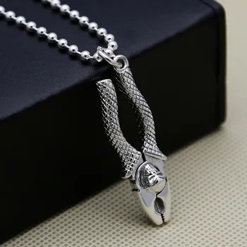 

Factory Wholesale S925 Sterling Silver Jewelry Taro Tiger Pliers Pendant Creative Men And Women Thai Silver Glossy Pendant