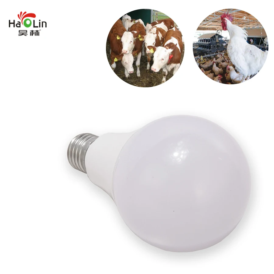 

LED Grow Lamp Bulb White Light Rabbit Pet Rat Hamster Full Specturm E27+Clamp 5w 7w 9w