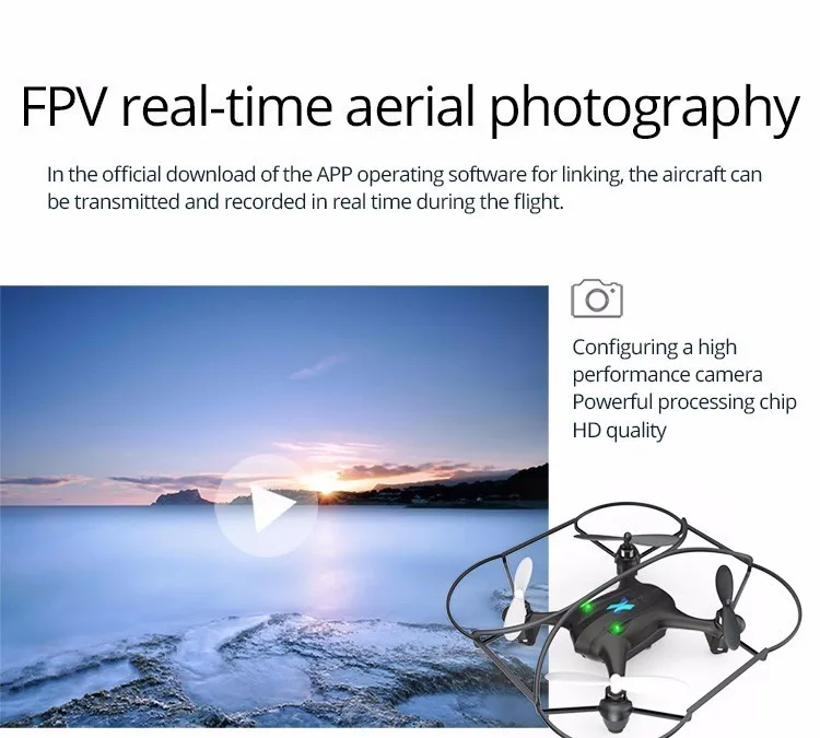 APEX 720 P Дрон с Wi Fi камерой HD мини Квадрокоптер приложение управление Безголовый