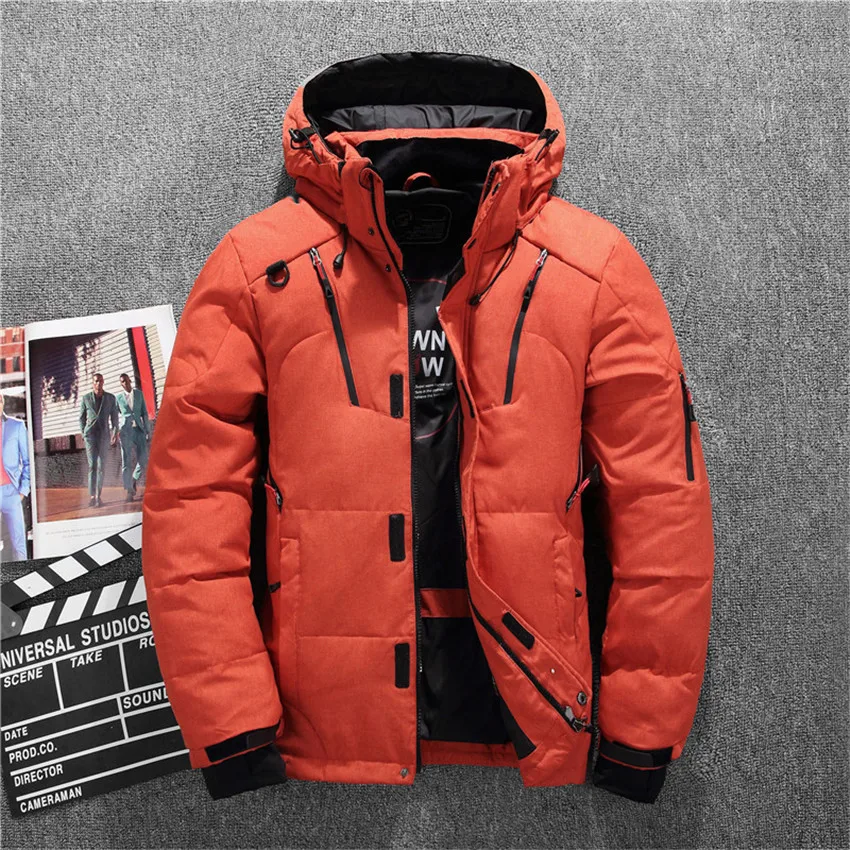 Зимняя мужская одежда пуховая куртка новая мужская Молодежная утолщение большие размеры холодное время года