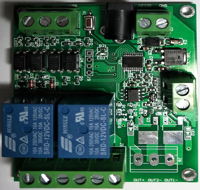 

RS485 Two-way Relay Module, ModBus-RTU Protocol Two-way Input and Two-way Output Module
