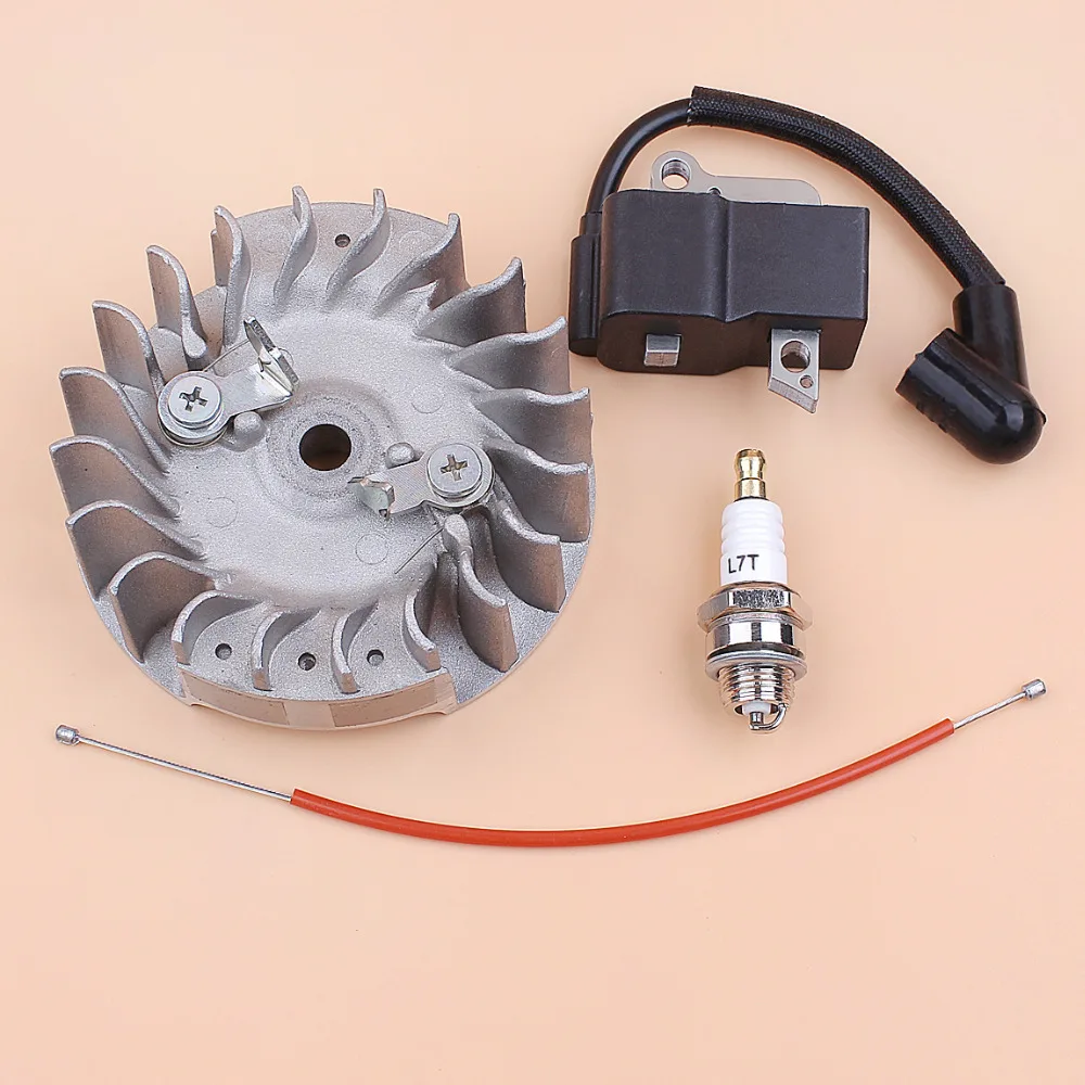 Flywheel Ignition Coil Module Throttle Cable Kit For HUSQVARNA 450 445