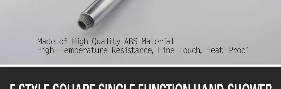 ABS хромированная пластиковая водосберегающая под давлением Roung/квадратная Душевая насадка Одиночная/три/пять функций 20290