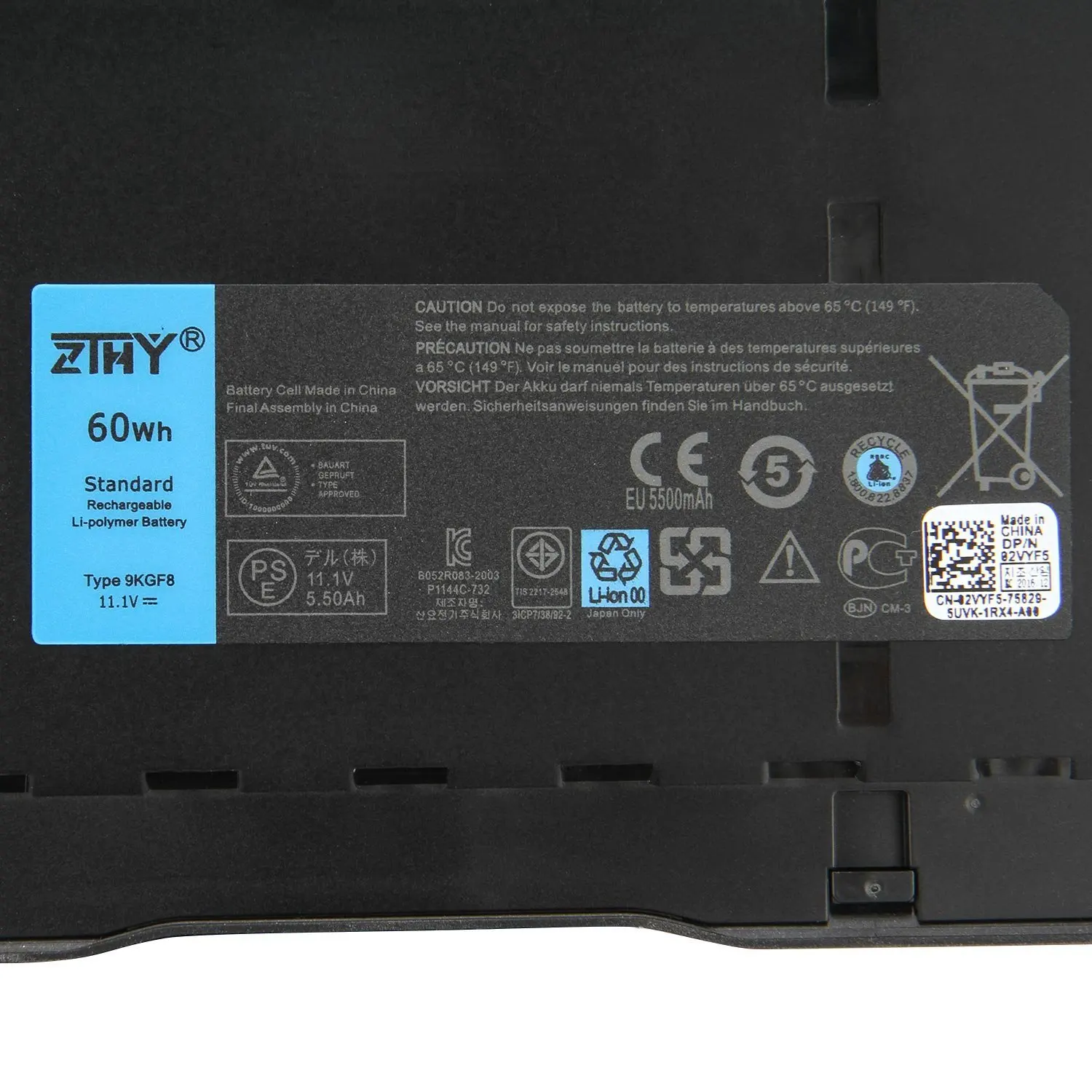 60wh 6cell батарея для Dell Latitude 6430u L6430u Xx1d1 6fntv Fntv 7hrjw 7xhvm 9kgf8 Trm4d P70v5 312 1424 1425|battery for|battery for