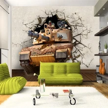 Beibehang Танк военные энтузиасты papel де parede 3d большие Настенные обои пейзаж фон пользовательские фото обои