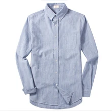 Мужские рубашки из хлопка с длинным рукавом модные повседневные мужские льняные рубашки Европейский стиль летняя уличная Мужская брендовая одежда A729